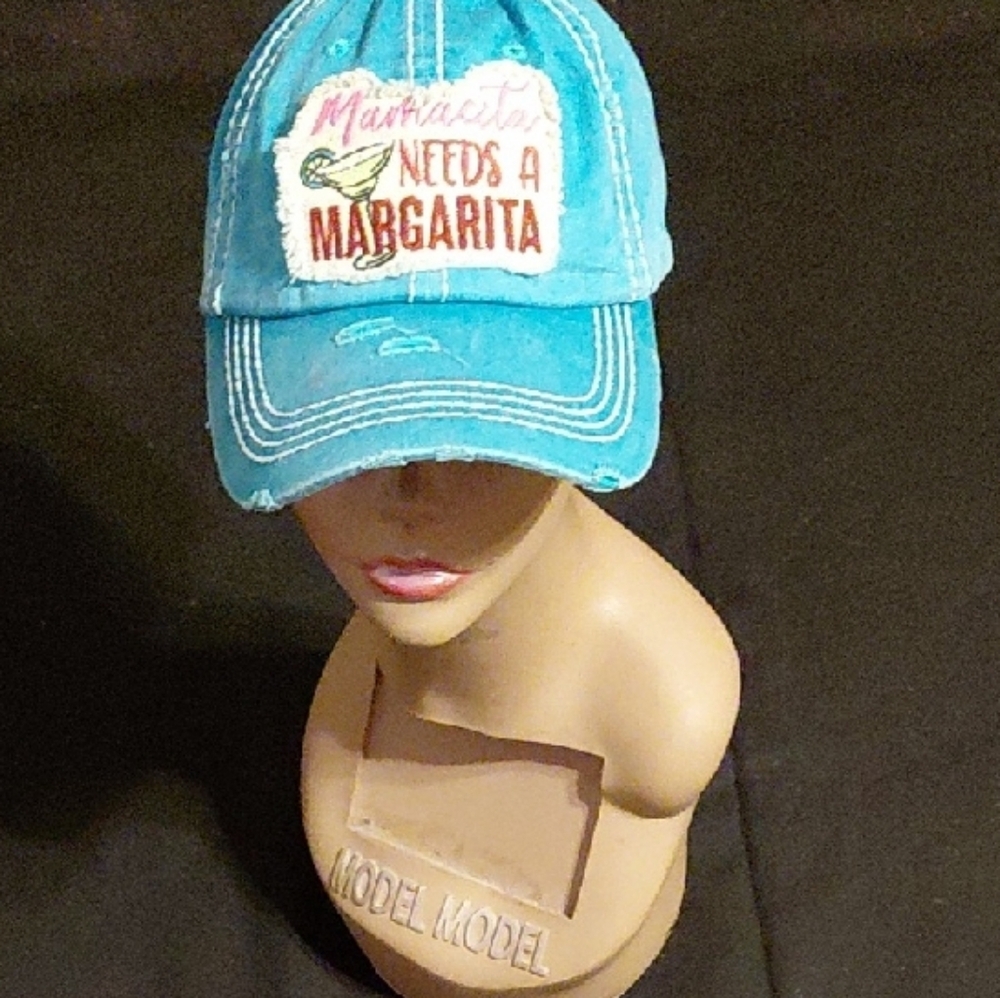 🧢♻️🍸 Teal 'Mamacita Needs a Margarita' Cap